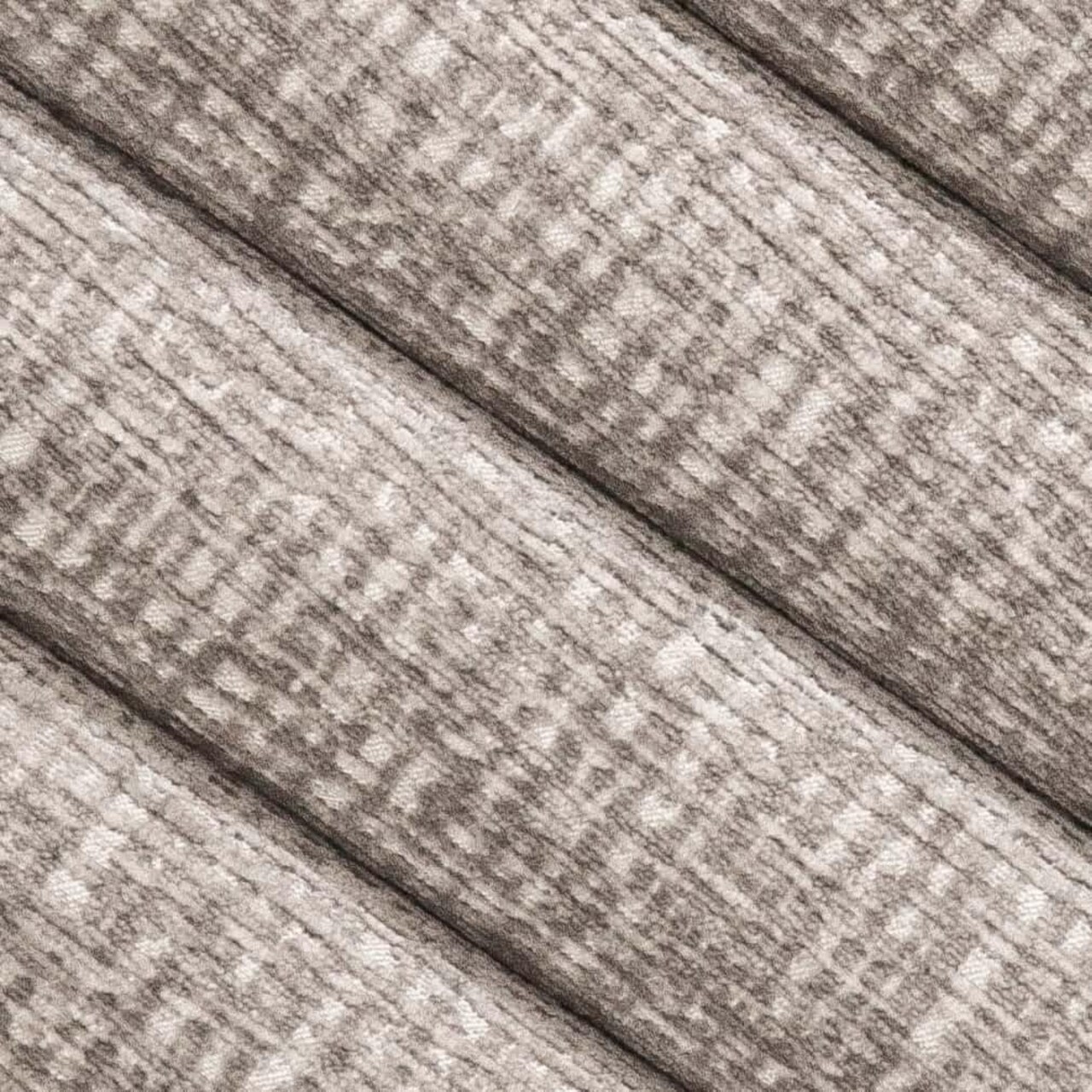 Grey Stain Resistant Performance Pet Friendly Chenille Upholstery Fabric by The Yard - SKU: Claridge Fog